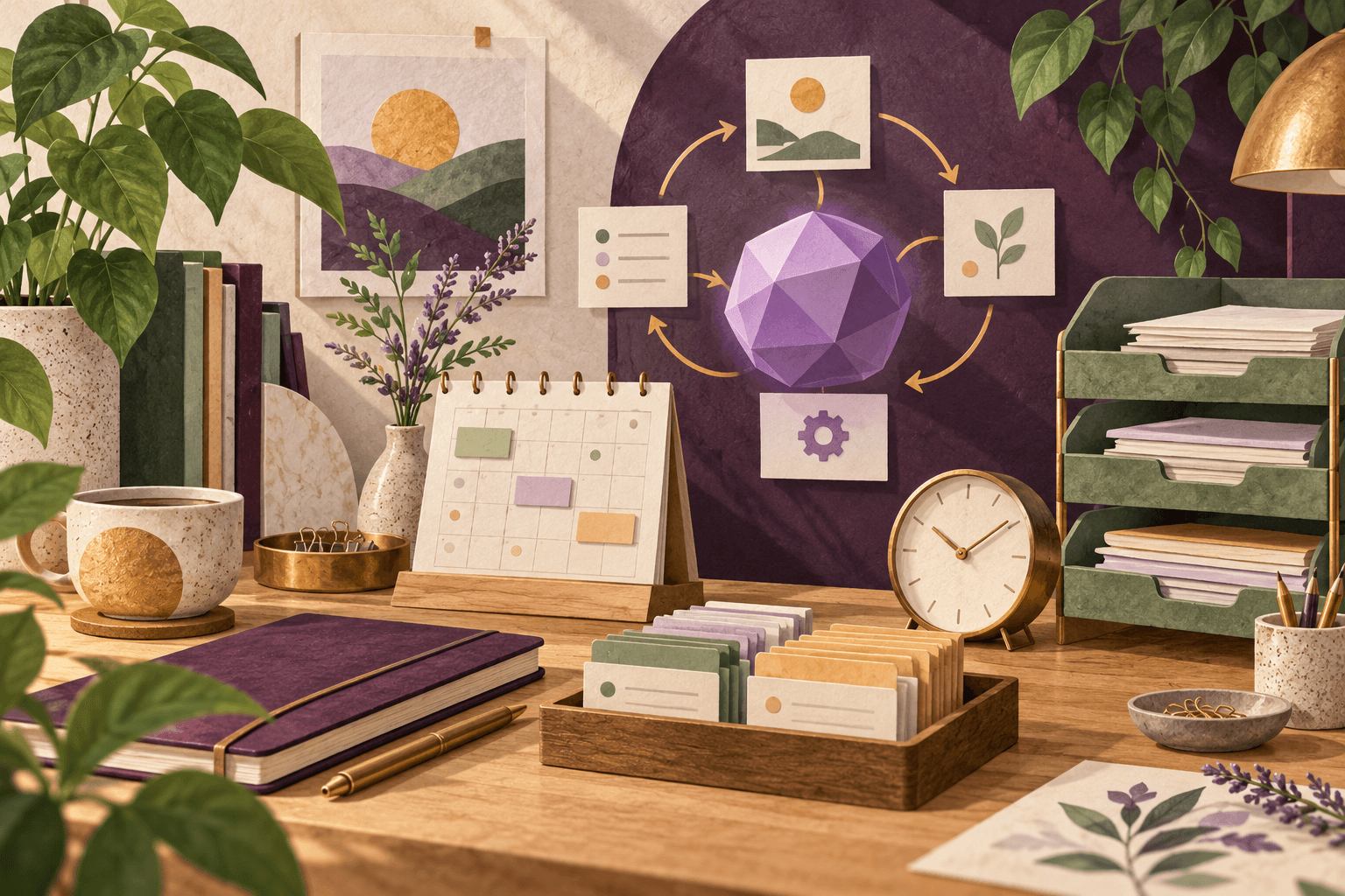 Editorial illustration for Running Your Own Agent with OpenClaw, showing agent-assisted work and human review.